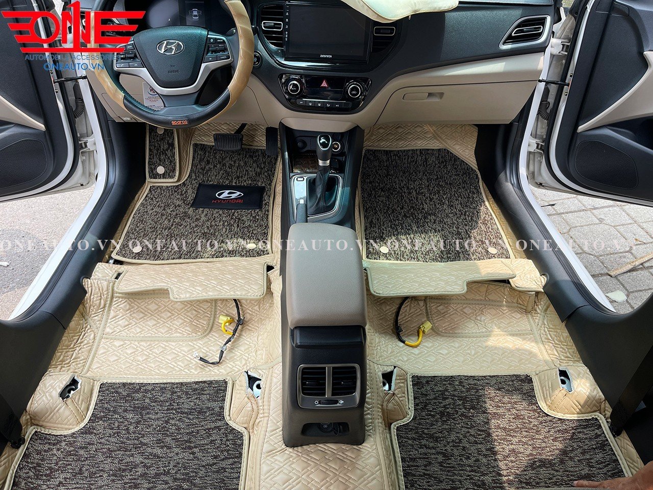 Thảm lót sàn ô tô 360 Luxury xe Hyundai ACCENT 2021 - 2022