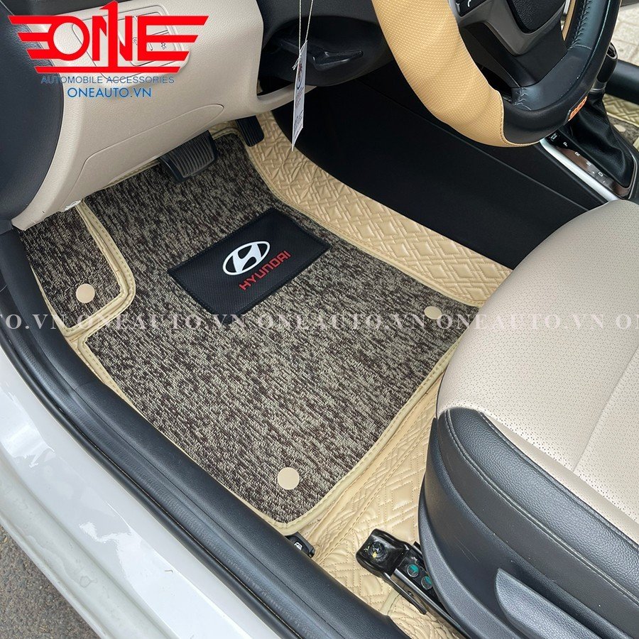 Thảm lót sàn ô tô 360 Luxury xe Hyundai ACCENT 2021 - 2022