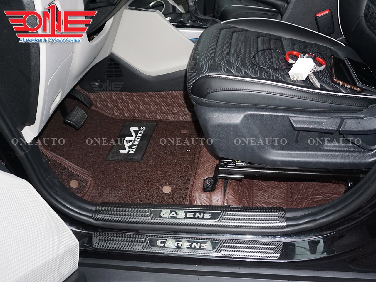 Thảm lót sàn ô tô 360 xe KIA Carens 2023 - 2024