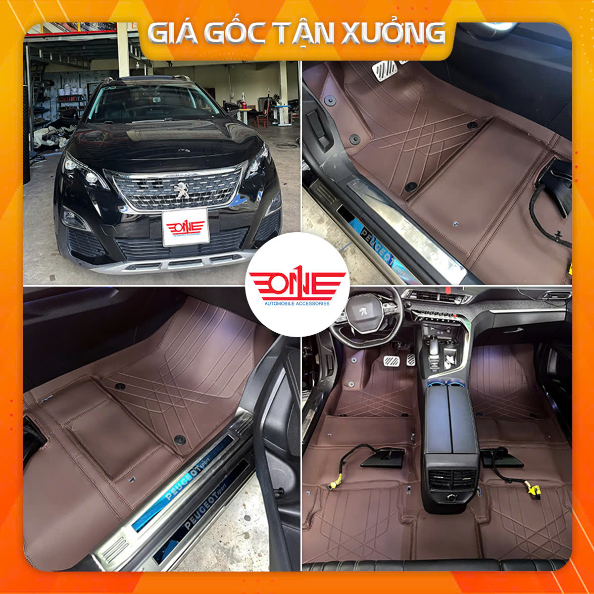 Thảm lót sàn ô tô 360 Luxury xe Peugoet 3008