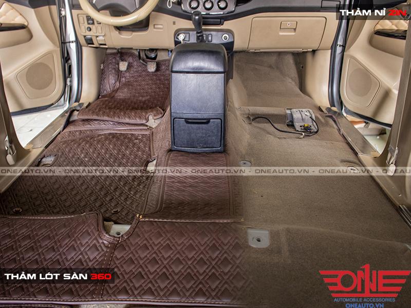 Thảm Lót Sàn 360 Độ Xe Toyota Fortuner 2013
