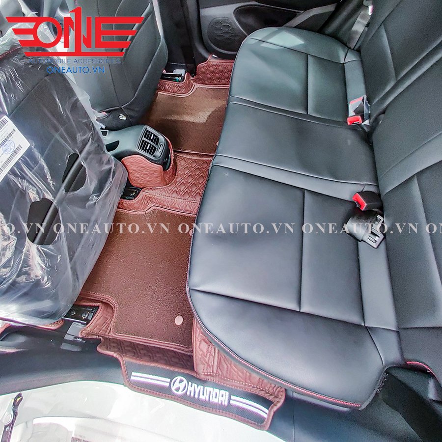 Thảm lót sàn ô tô 8D Hyundai I10 phủ viền cửa