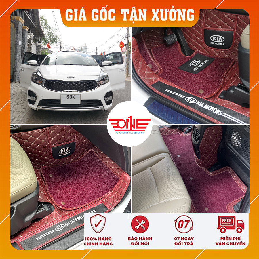 Thảm lót sàn ô tô 8D KIA Rondo Full viền cửa