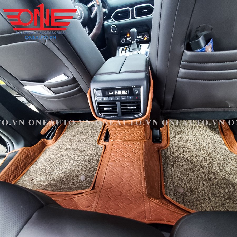 Thảm lót sàn ô tô 8D Mazda CX8 Full viền cửa