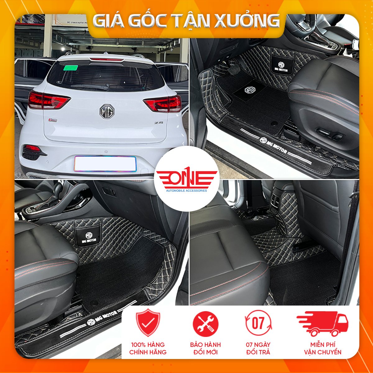 Thảm lót sàn ô tô 8D xe MG ZS 2023 Full viền cửa