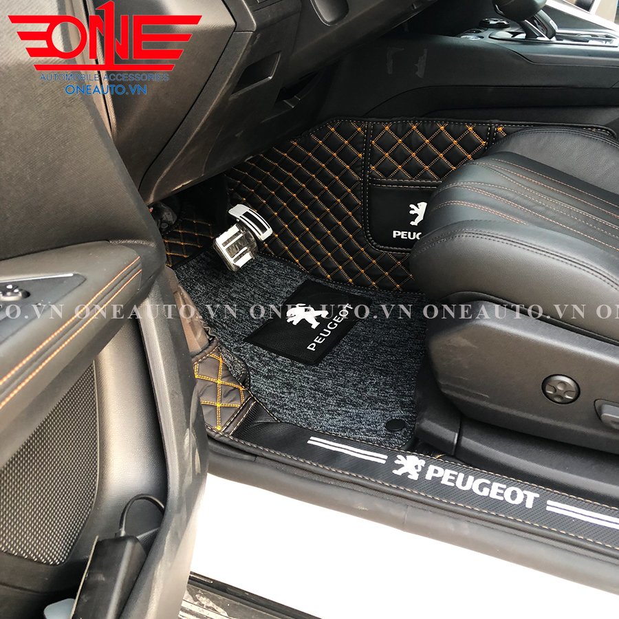 Thảm lót sàn ô tô 8D Peugeot 3008 Full viền cửa