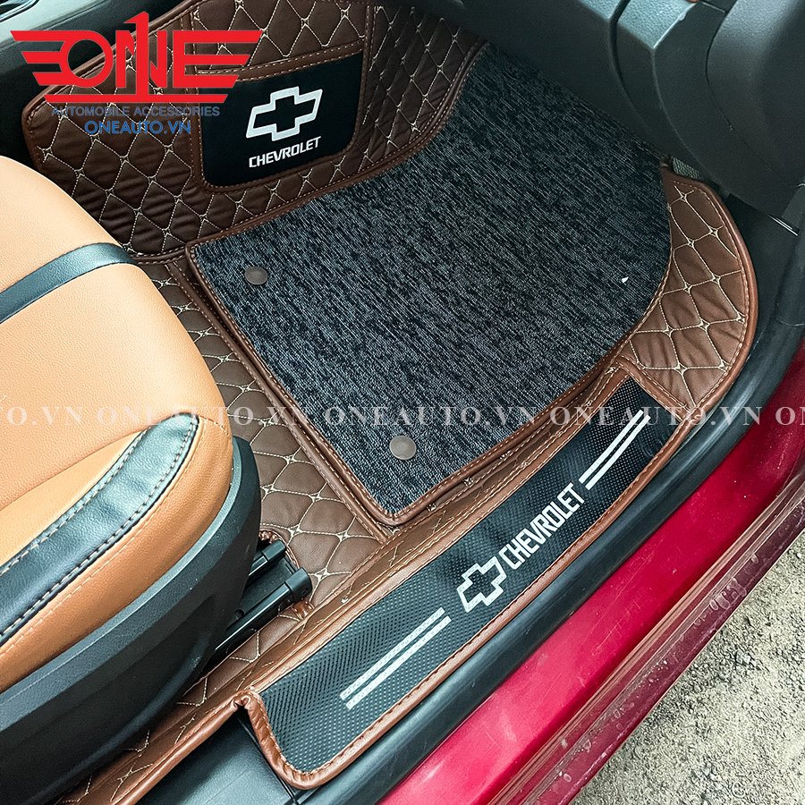 Thảm lót sàn ô tô 8D Chevrolet Cruze phủ viền cửa