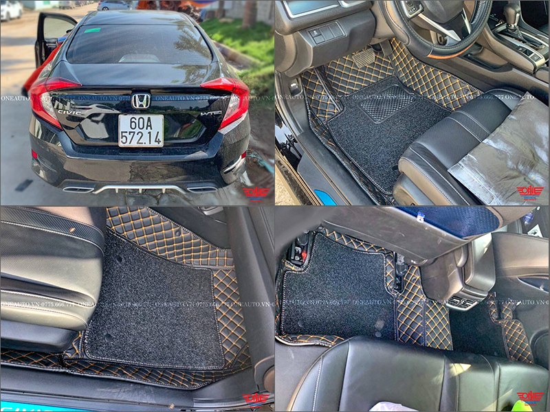Thảm Lót Sàn Ô Tô Honda Civic 2017-2019