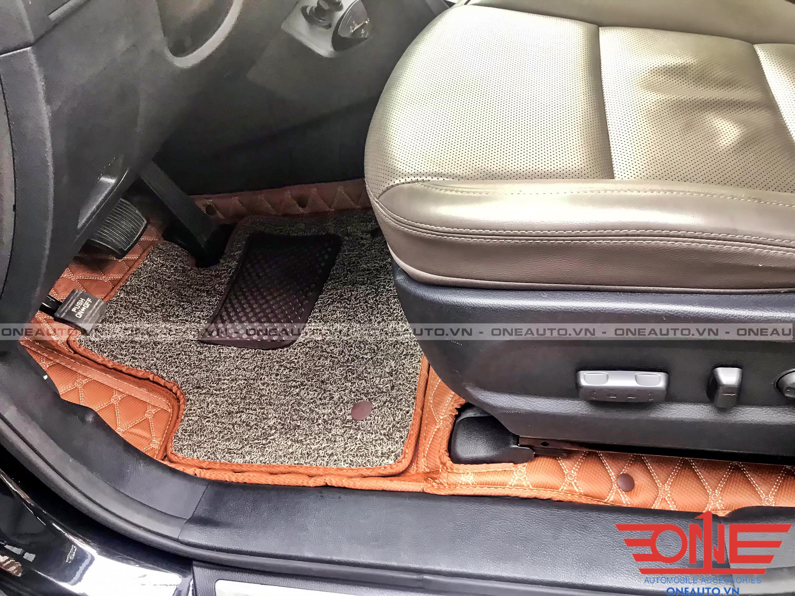 Thảm Lót Sàn ô tô 5D 6D Cao Cấp xe Hyundai Santafe 2013-2017