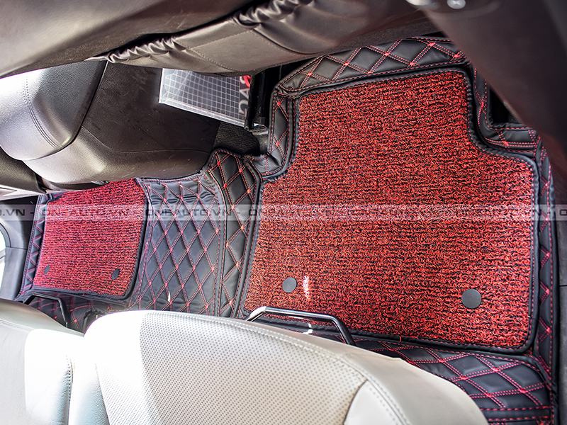 Thảm Lót Sàn ô tô 5D 6D Cao Cấp xe Hyundai Santafe 2013-2017
