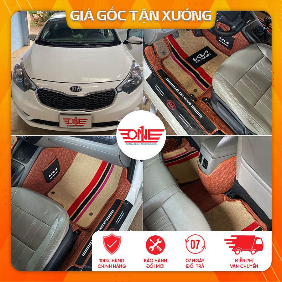 Thảm lót sàn ô tô 8D tràn viền xe KIA K3 2015