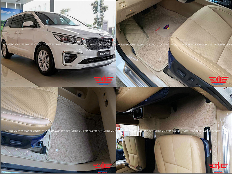 Thảm Lót Sàn Ô Tô Kia Sedona 2019 7 Chỗ