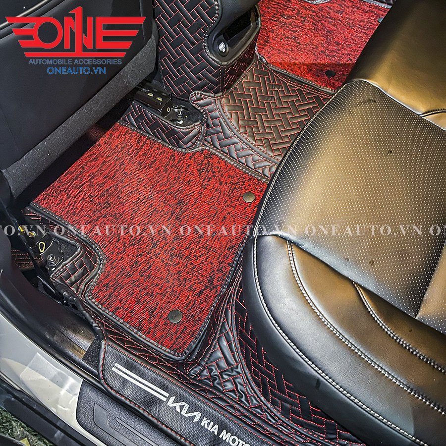 Thảm lót sàn ô tô 8D KIA Seltos Full viền cửa