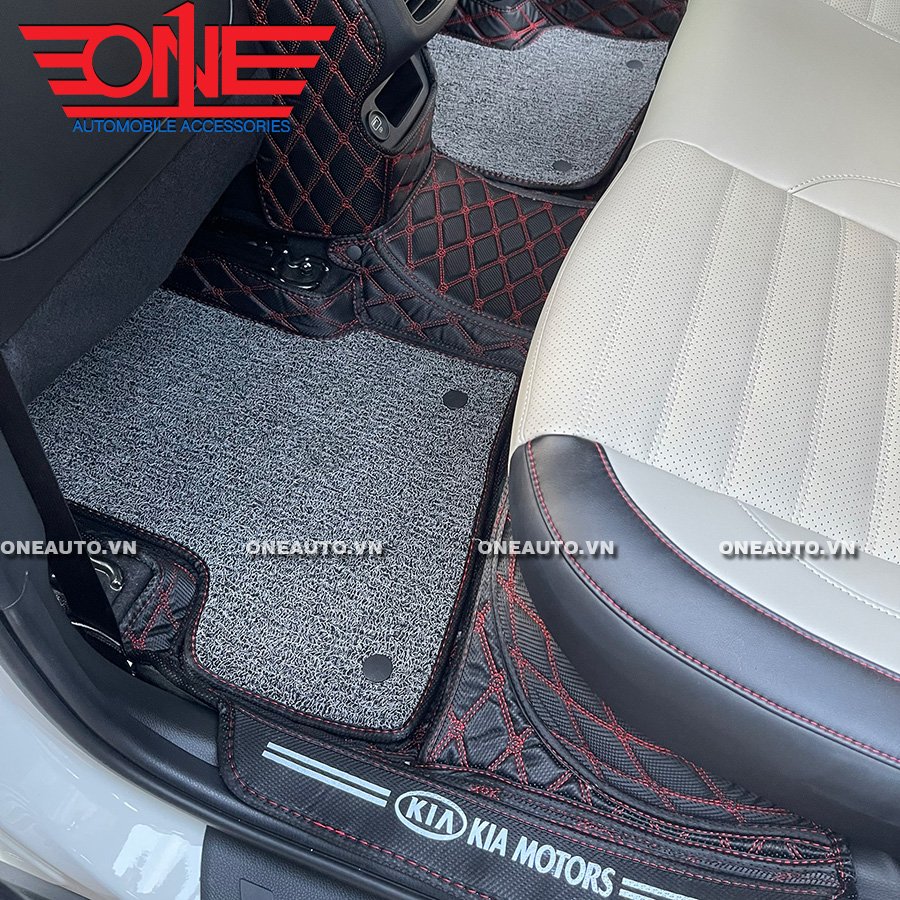 Thảm lót sàn ô tô 8D KIA Seltos Full viền cửa