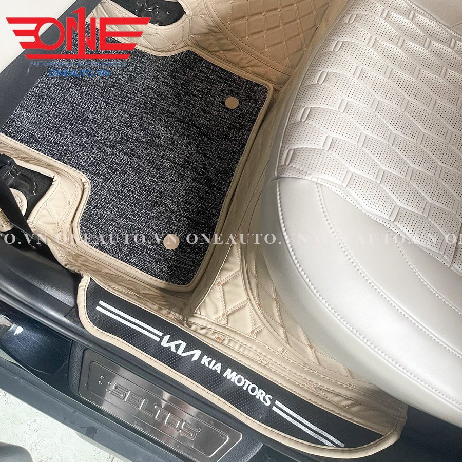 Thảm lót sàn ô tô 8D KIA Seltos Full viền cửa