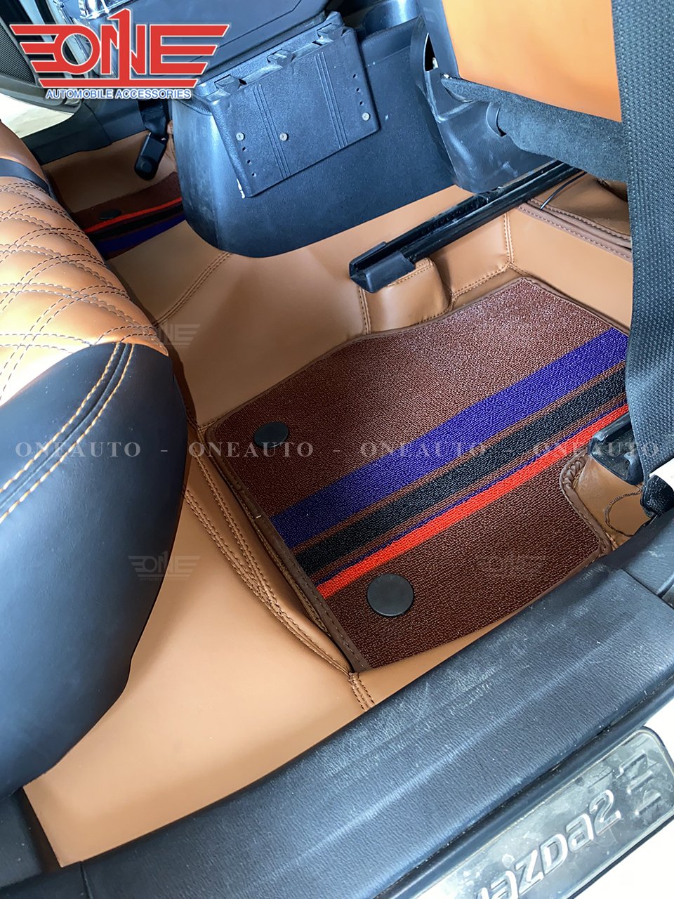 Thảm lót sàn 360 luxury Mazda 2 2019