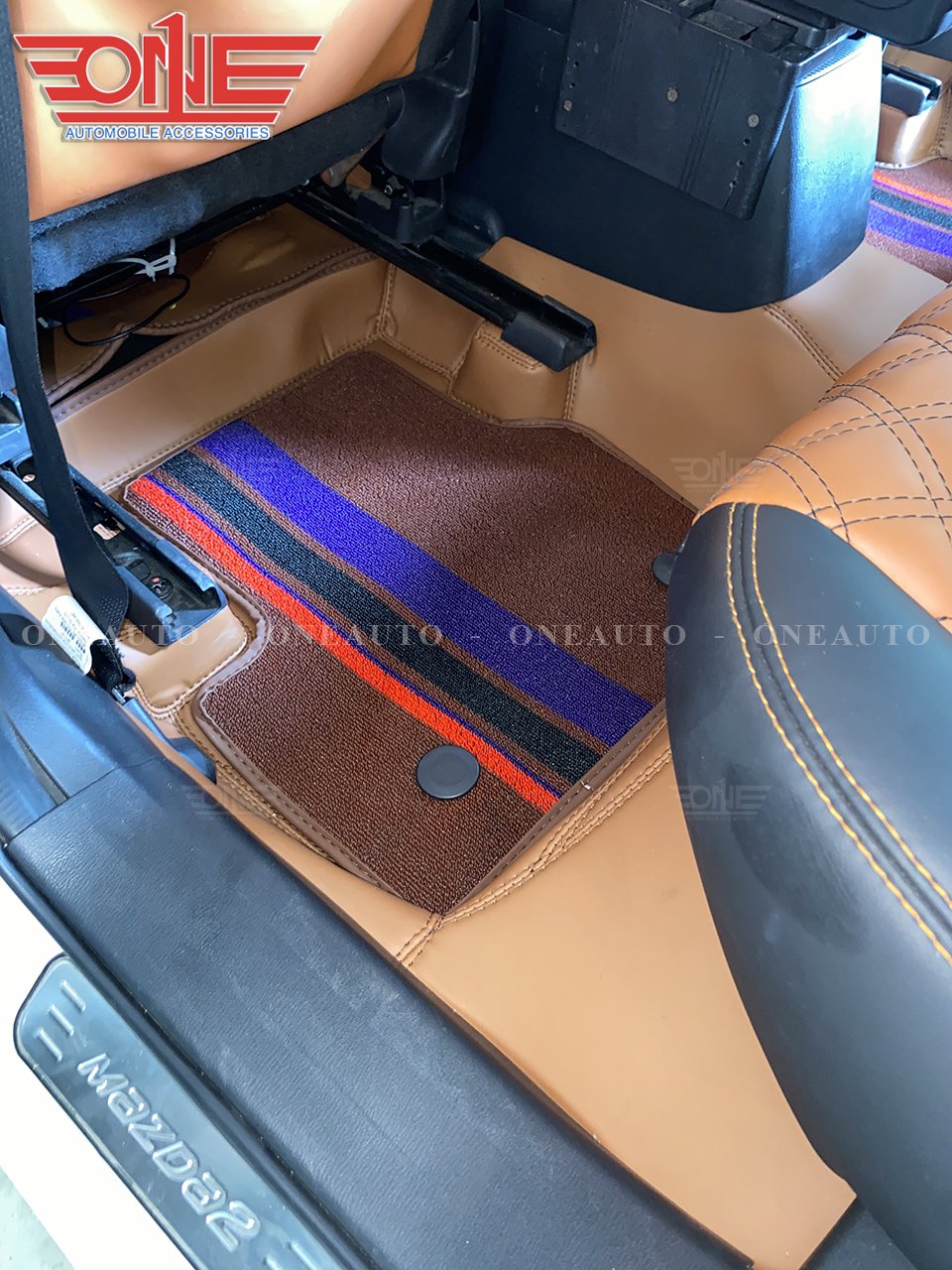 Thảm lót sàn 360 luxury Mazda 2 2019