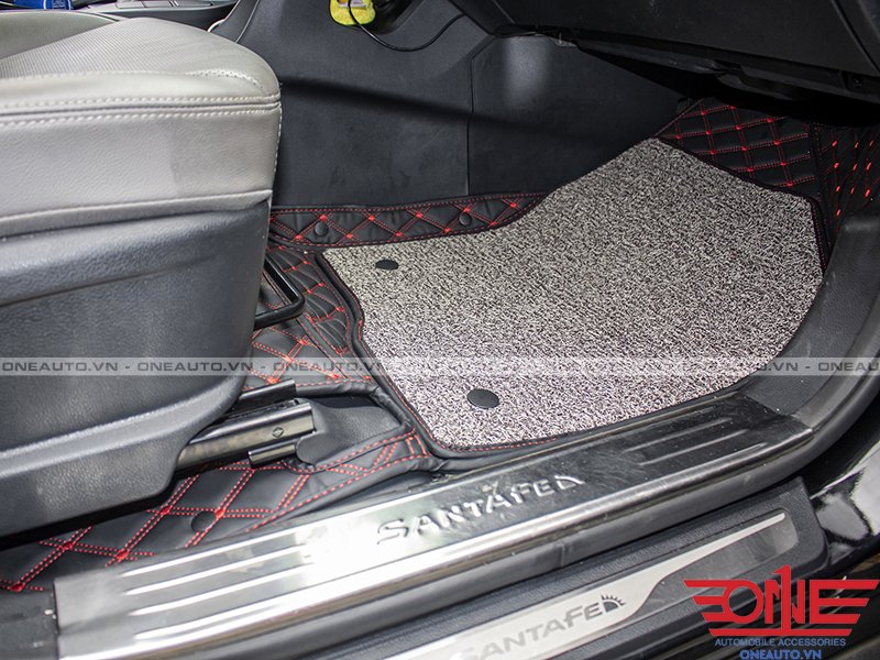 Thảm Lót Sàn Ô Tô 5D 6D Hyundai Santafe 2019