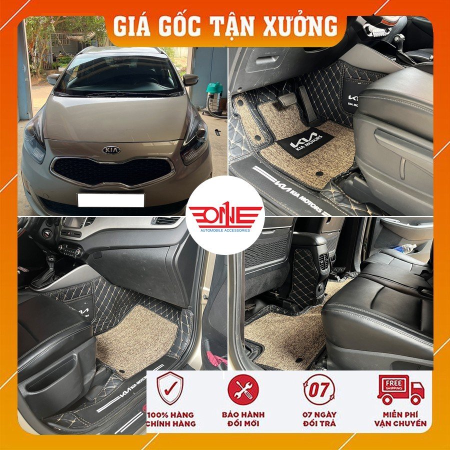 Thảm lót sàn ô tô 8D KIA Rondo Full viền cửa