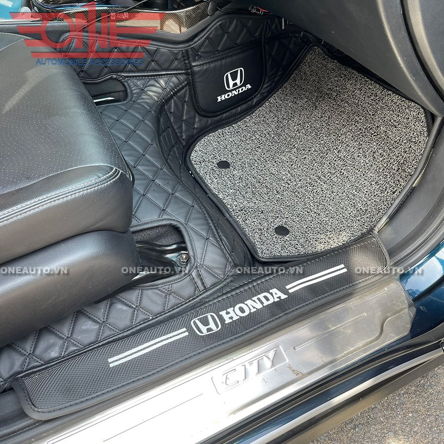 Thảm lót sàn ô tô 8D Full viền cửa Honda City 2015 - 2023