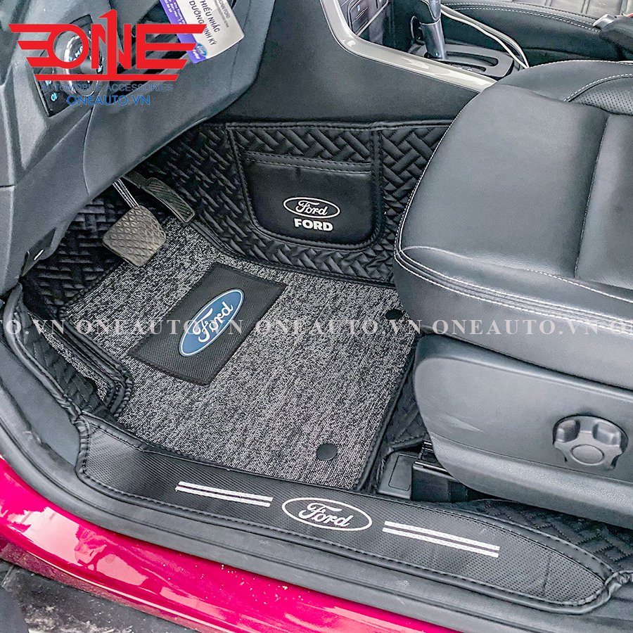 Thảm lót sàn ô tô 8D Ford Ecosport phủ viền cửa