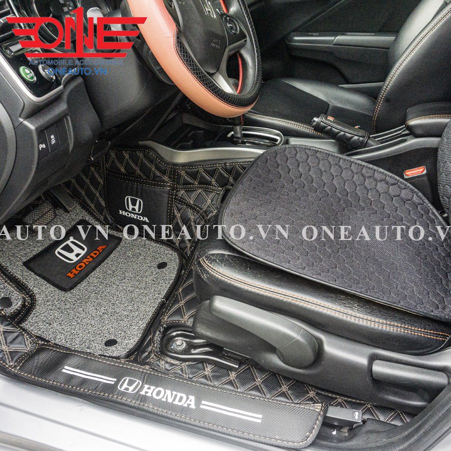 Thảm lót sàn ô tô 8D Full viền cửa Honda City 2015 - 2023