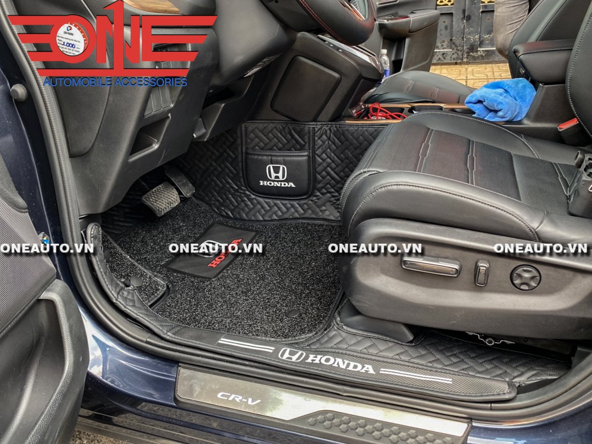 Thảm lót sàn ô tô 8D Honda CRV 2017 - 2023 Full viền cửa