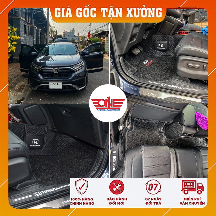 Thảm lót sàn ô tô 8D Honda CRV 2017 - 2023 Full viền cửa