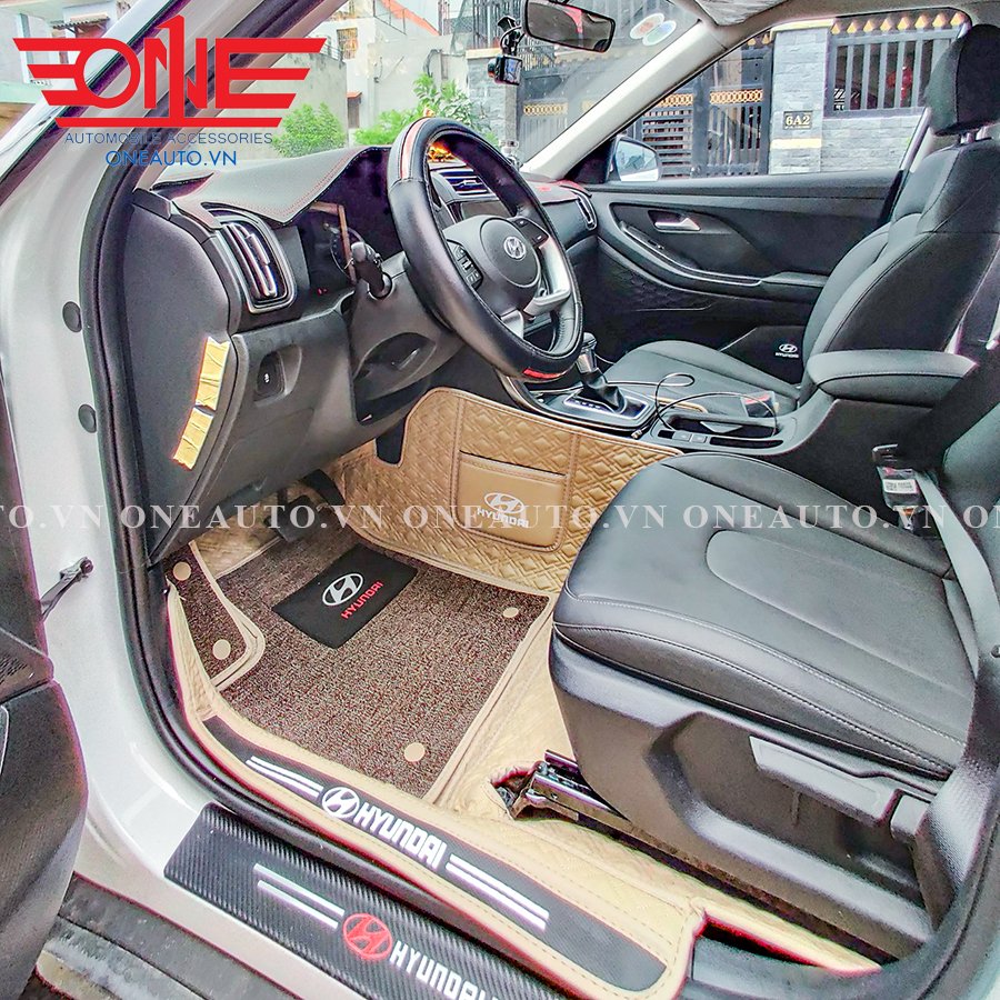 Thảm lót sàn ô tô 8D tràn viền xe Hyundai Creta 2023