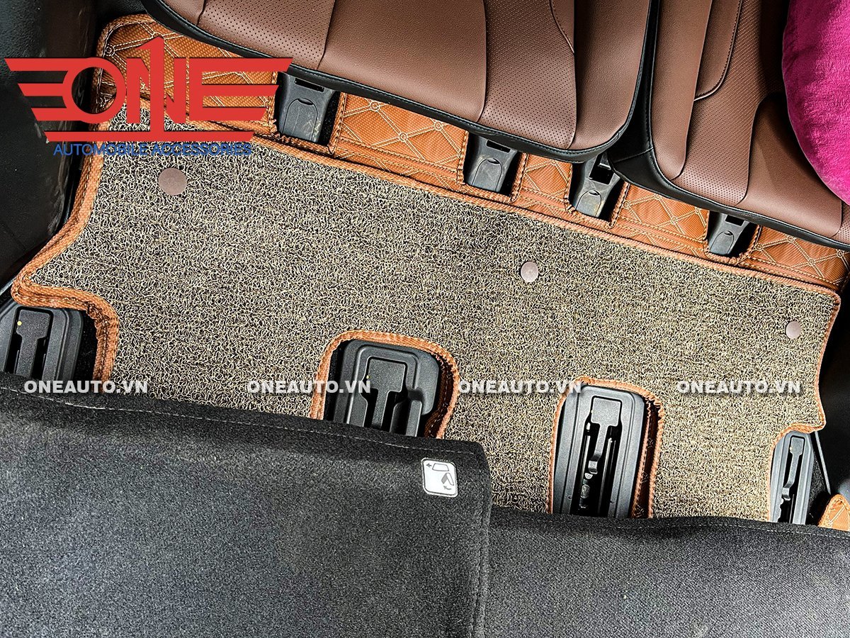 Thảm lót sàn ô tô 8D Hyundai SantaFe FULL viền cửa
