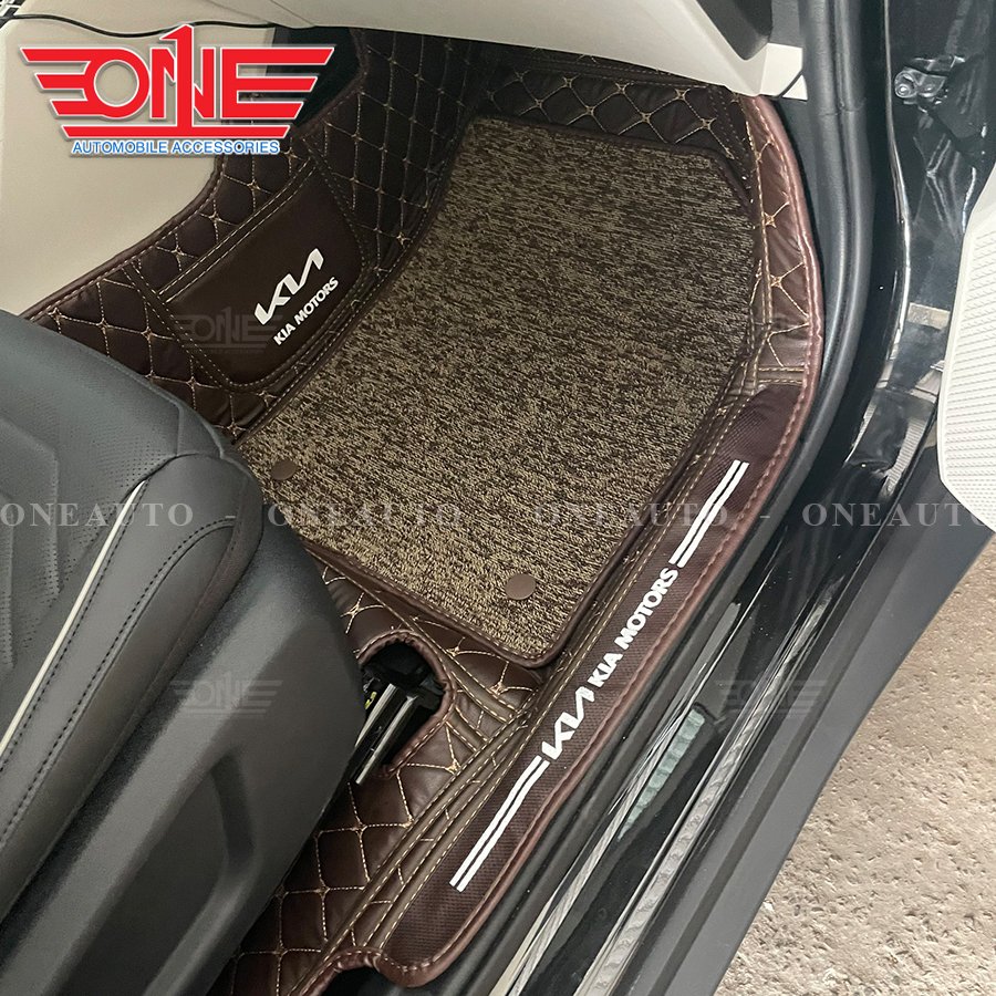 Thảm lót sàn ô tô 8D Kia Carens mẫu mới nhất năm 2023