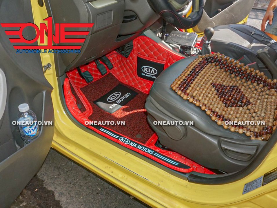 Thảm lót sàn ô tô 8D KIA Morning Full viền cửa