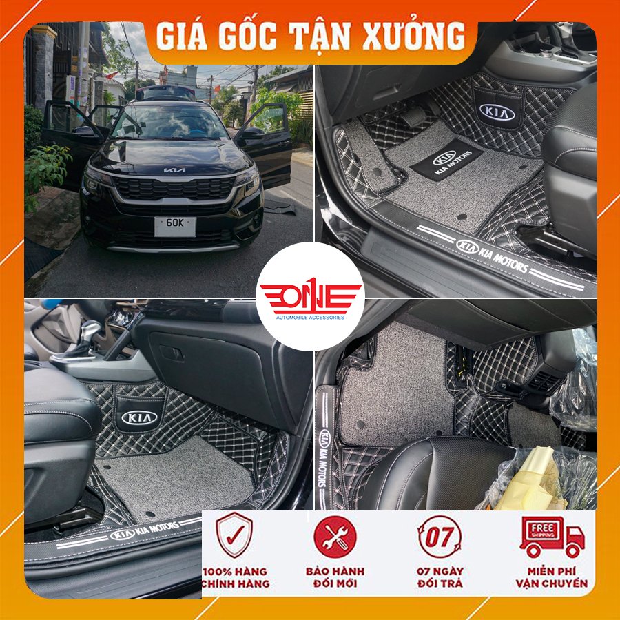 Thảm lót sàn 8D xe KIA Seltos Full viền cửa