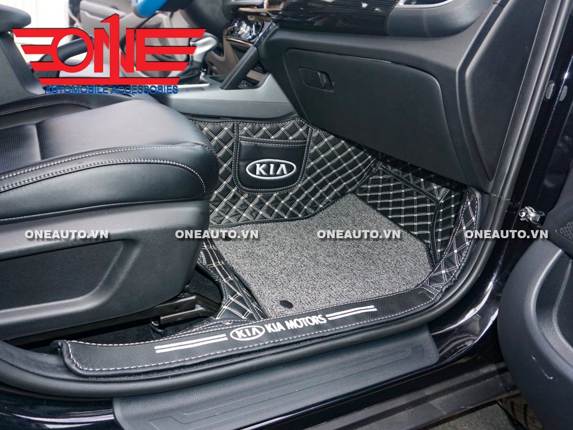 Thảm lót sàn 8D xe KIA Seltos Full viền cửa