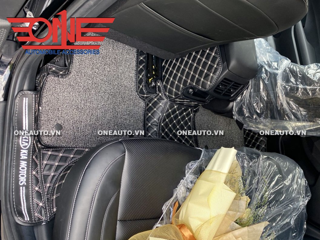 Thảm lót sàn 8D xe KIA Seltos Full viền cửa