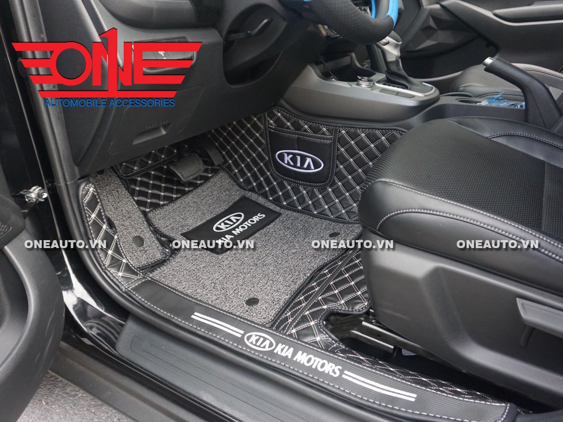 Thảm lót sàn 8D xe KIA Seltos Full viền cửa