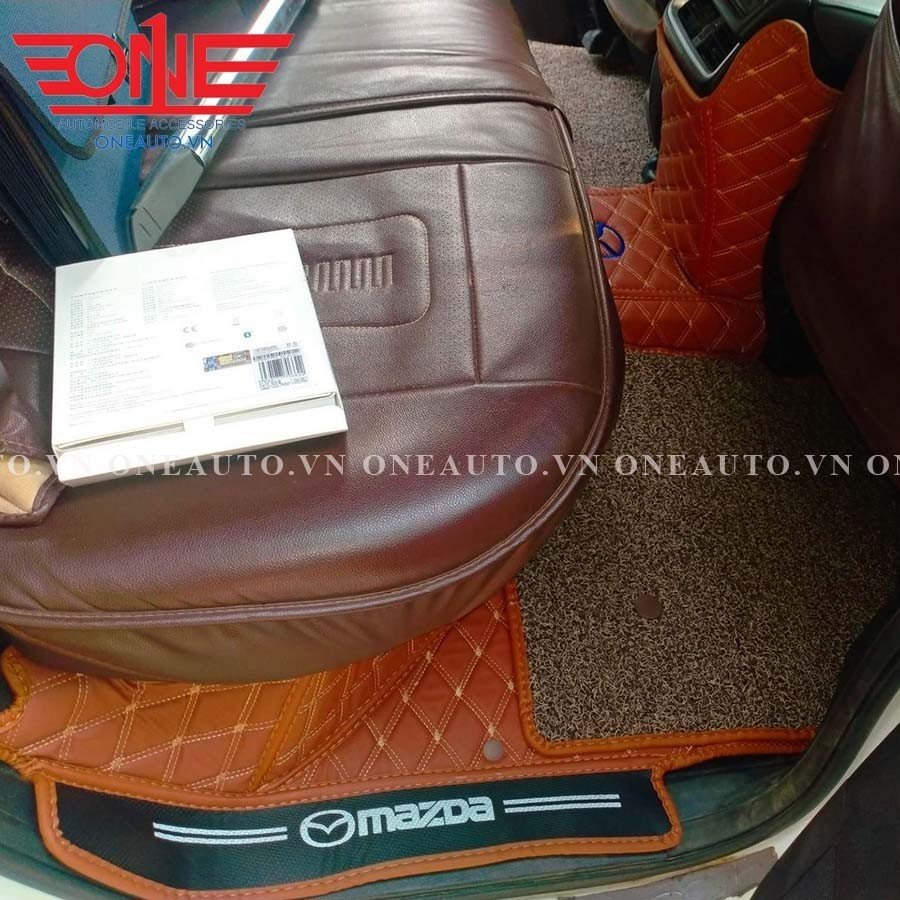 Thảm lót sàn ô tô 8D MAZDA BT50 phủ viền cửa