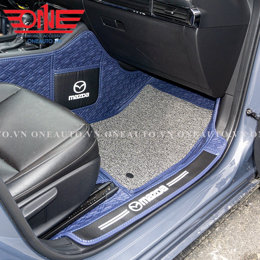 Thảm lót sàn ô tô 8D Mazda 3 Full Viền cửa