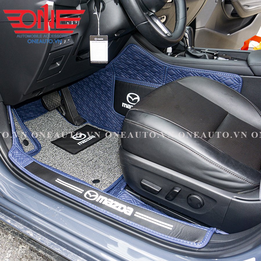 Thảm lót sàn ô tô 8D Mazda 3 Full Viền cửa