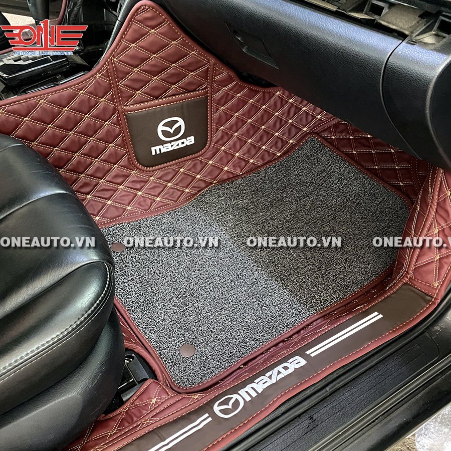 Thảm lót sàn ô tô 8D Mazda 6 Full viền cửa