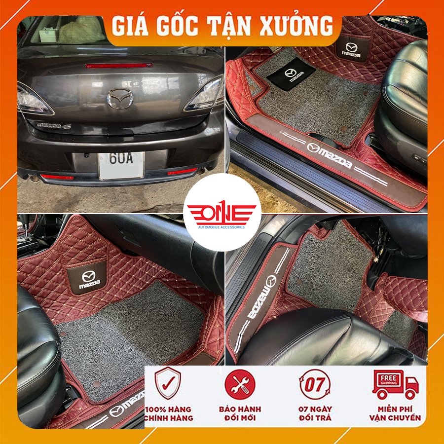 Thảm lót sàn ô tô 8D Mazda 6 Full viền cửa