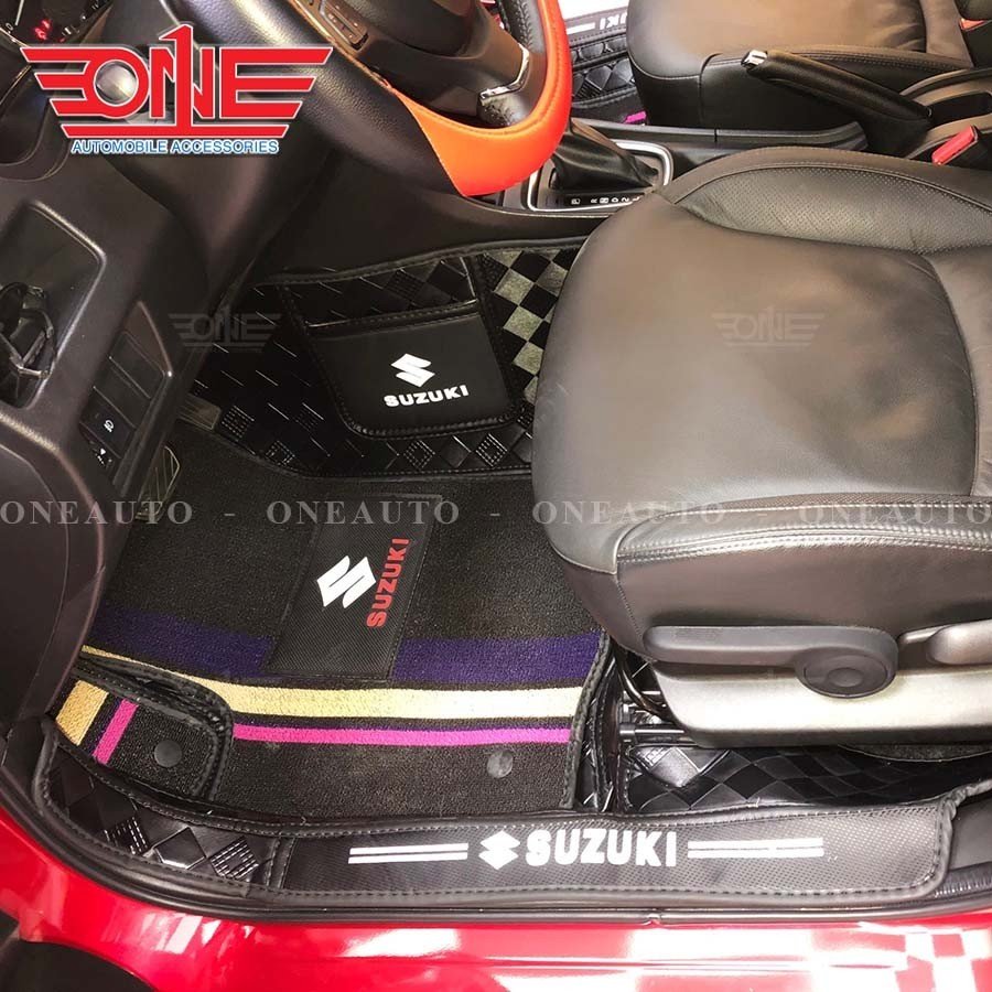 Thảm lót sàn ô tô 8D Suzuki Ciaz phủ viền cửa