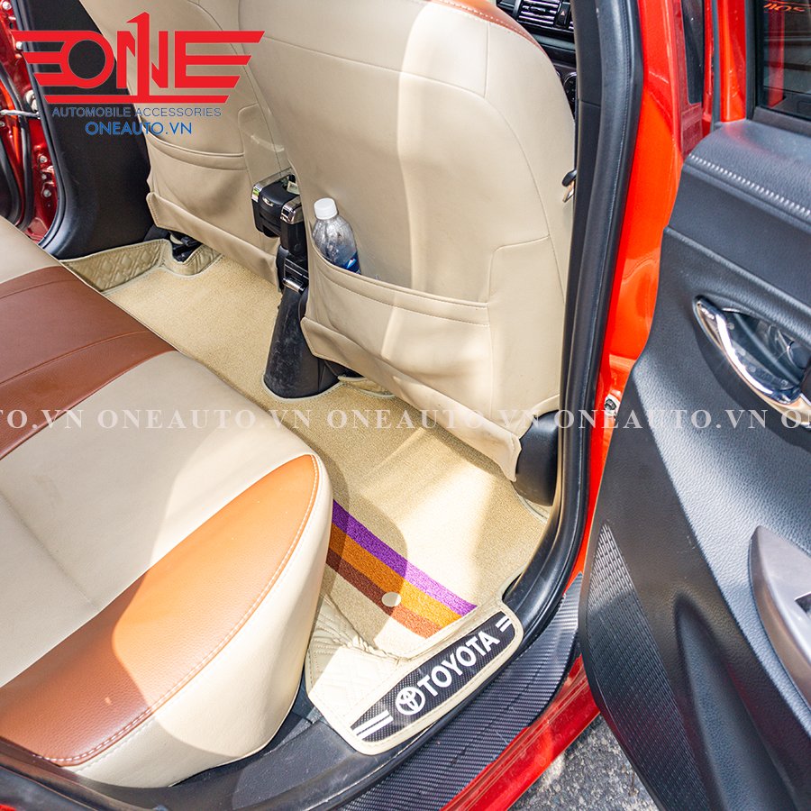 Thảm Lót Sàn Ô Tô 8D Toyota Yaris Full Viền Cửa