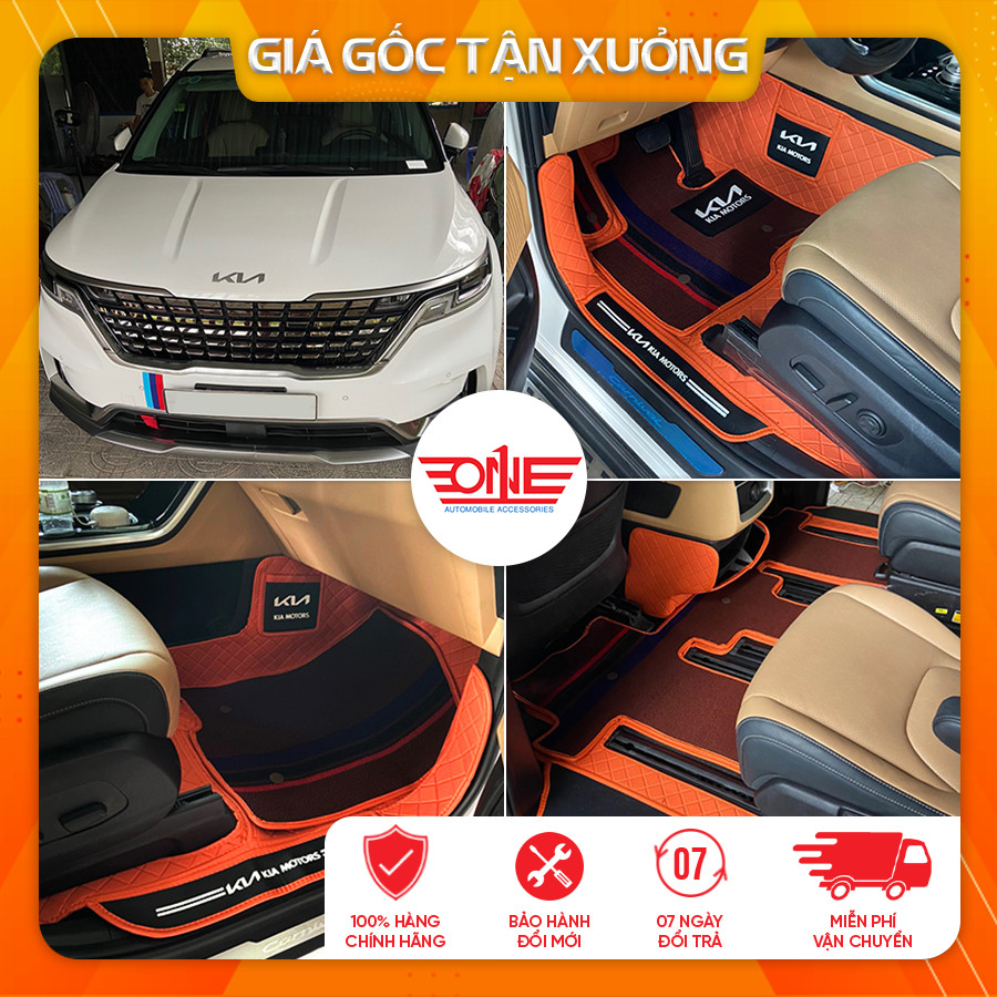 Thảm lót sàn ô tô 8D KIA Canival tràn viền mới nhất