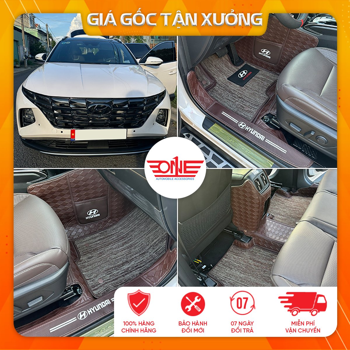 Thảm lót sàn ô tô 8D Hyundai Tucson 2022 - 2023 Full viền cửa