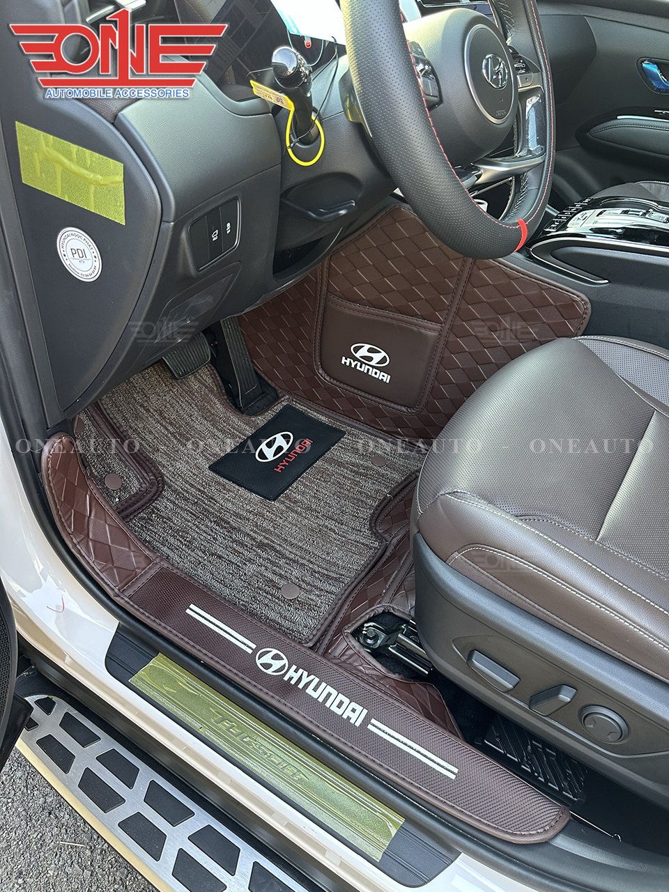 Thảm lót sàn ô tô 8D Hyundai Tucson 2022 - 2023 Full viền cửa