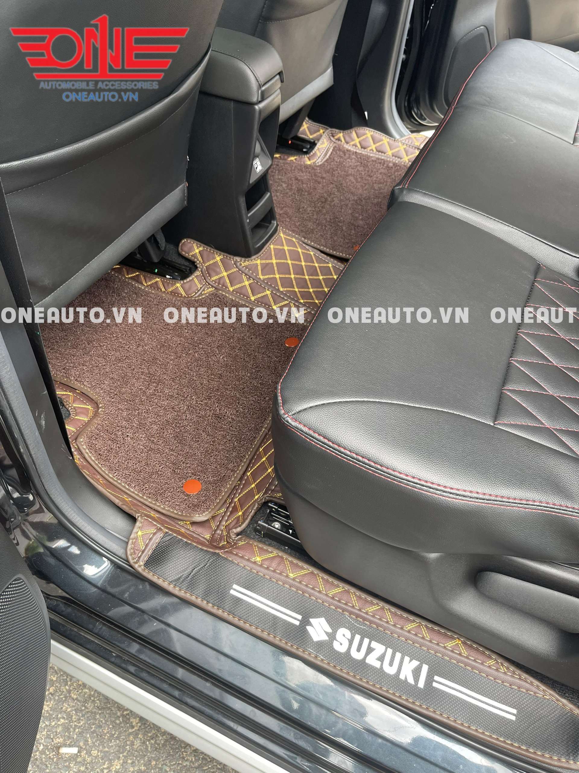 Thảm lót sàn ô tô 8D SUZUKI XL7 Full viền cửa