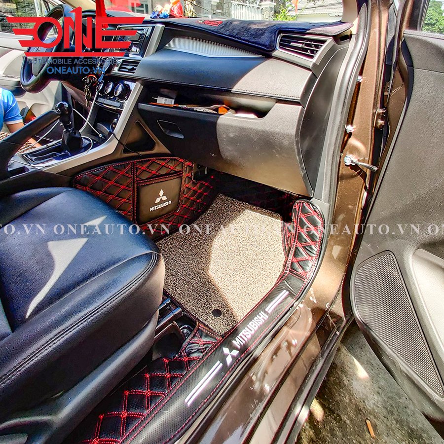 Thảm lót sàn ô tô 8D Mitsubishi Xpander Full viền cửa