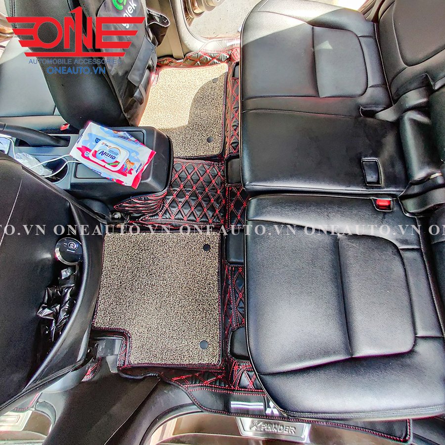 Thảm lót sàn ô tô 8D Mitsubishi Xpander Full viền cửa