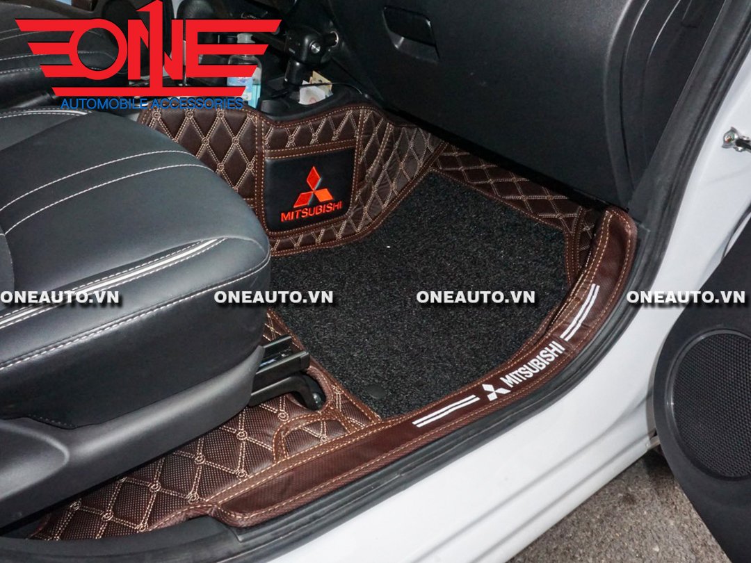 Thảm lót sàn ô tô xe Mitsubishi Attrage FULL viền cửa